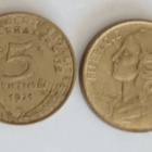 3 kpl Ranska 5 centimes 1979, 1981 & 1982, 4 kuvaa - pikkukuva 1