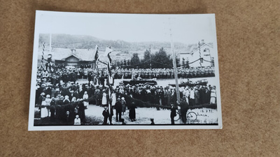 Jämsä Paraati 18.7.1923 Postikortti