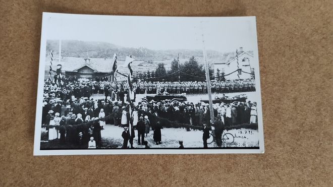 Jämsä Paraati 18.7.1923 Postikortti