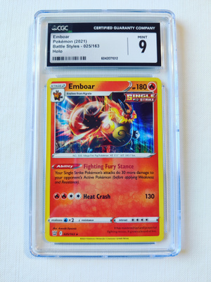 Emboar Battle Styles 025/163 CGC 9