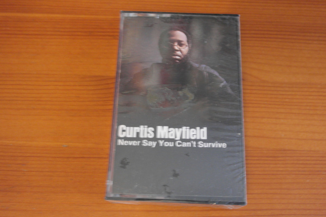 Curtis Mayfield:Never Say You Can't Survive.C-kasetti.Uusi!