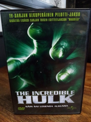 DVD THE INCREDIBLE HULK PILOTTI - JAKSO + 1