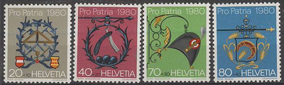 Sveitsi Mi 1176-9 ++
