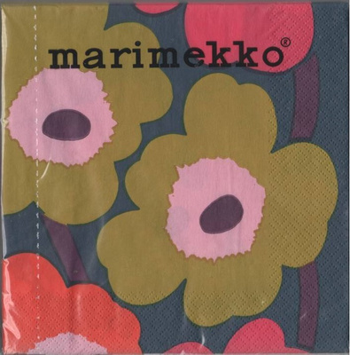 lautasliina ** Marimekko Unikko tai Lumimarja - erilaisia