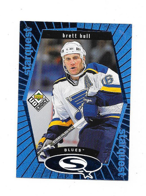 1999-99 UD Choice StarQuest Blue #SQ22 Brett Hull St Louis
