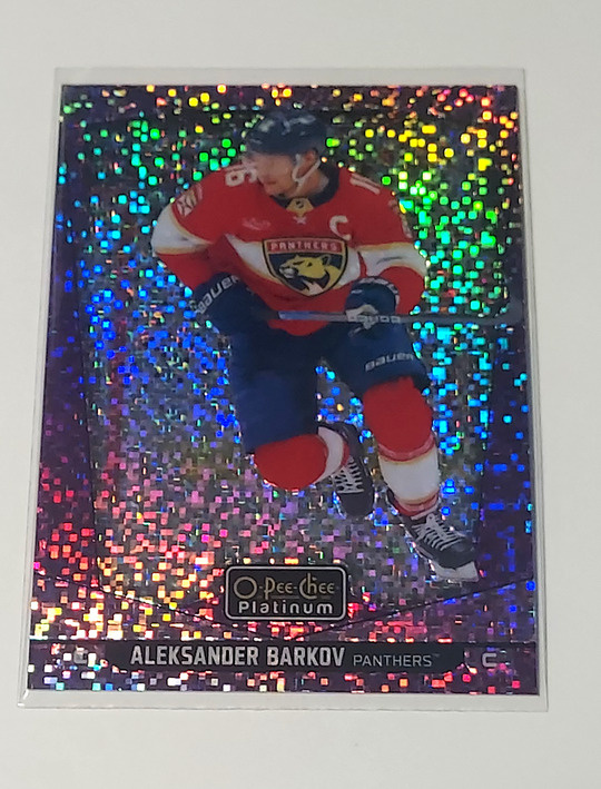 2024-25 OPC Platinum Violet Pixels #102 Aleksander Barkov