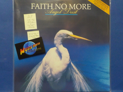 FAITH NO MORE - ANGEL DUST - UK 1992 EX+/M- 2LP