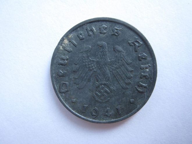 Natsi-Saksa 10 Reichspfennig 1941