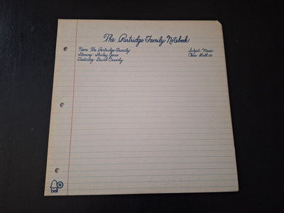 THE PARTRIDGE FAMILY NOTEBOOK . LP