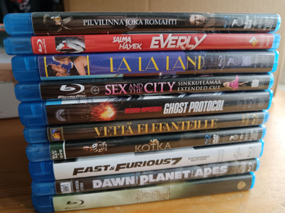 45kpl blu-ray leffoja erä2