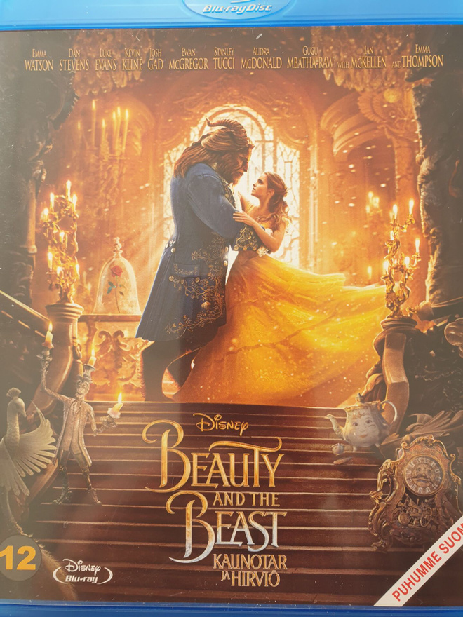 BEAUTY AND THE BEAST BLU-RAY SUOMIPUHE