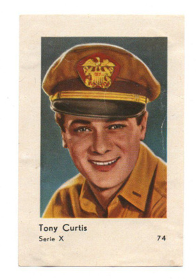 Purkkakuva Hellas Serie X n:o 74 TONY CURTIS