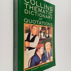 Robert Andrews : Collins Thematic Dictionary of Quotations - pikkukuva 1