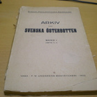 Arkiv för svenska Österbotten Band 1 häfte 3-4 - pikkukuva 1