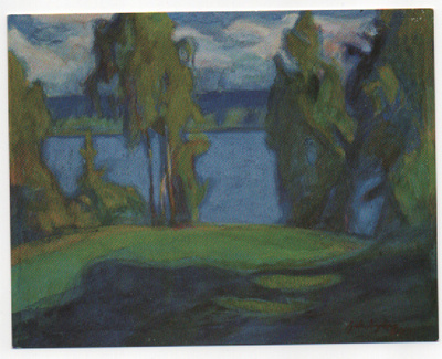 Gabriel Engberg : " Maisema  1913 "  (R)