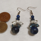 Vintage Lapis Lazuli kivi korvakorut - pikkukuva 2