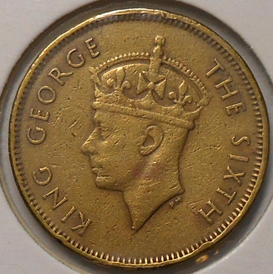 Hong Kong. 10 cents 1948.