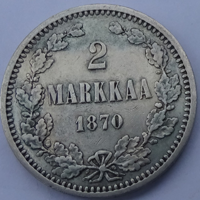1870 2 markkaa kl6