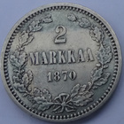 1870 2 markkaa kl6 - pikkukuva 1