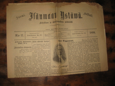 Viikkolehti  Isänmaan Ystävä  28.4.1899