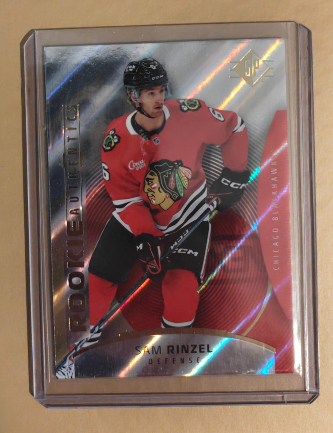 Sam Rinzel 2025-26 SP Hockey Rookie Authentics Gold