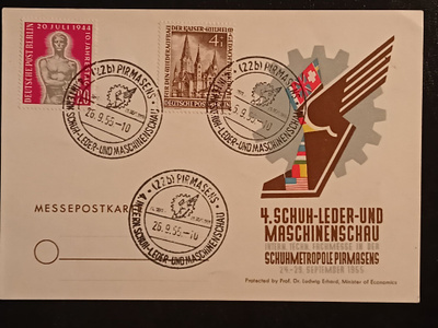 Messupostikortti Saksa 26.9.55