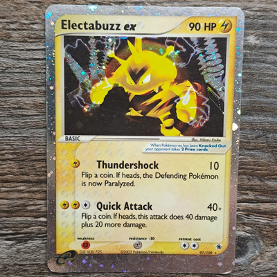 Electabuzz ex holo!