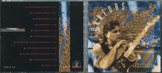 LÖNNFORS . CD-LEVY . KLOVNIN KYYNELEET