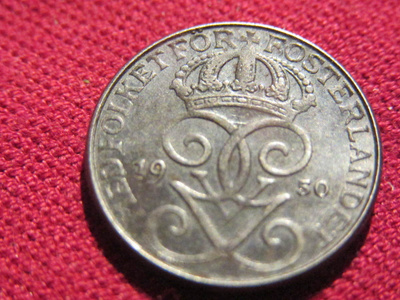 1 öre 1950. Ruotsi-Sweden