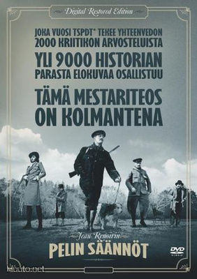 Jean Renoirin PELIN SÄÄNNÖT (1939) uusi ja muoveissa