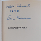 Osmo Soininvaara : Ratkaiseva aika (signeerattu, tekijän ... - pikkukuva 3