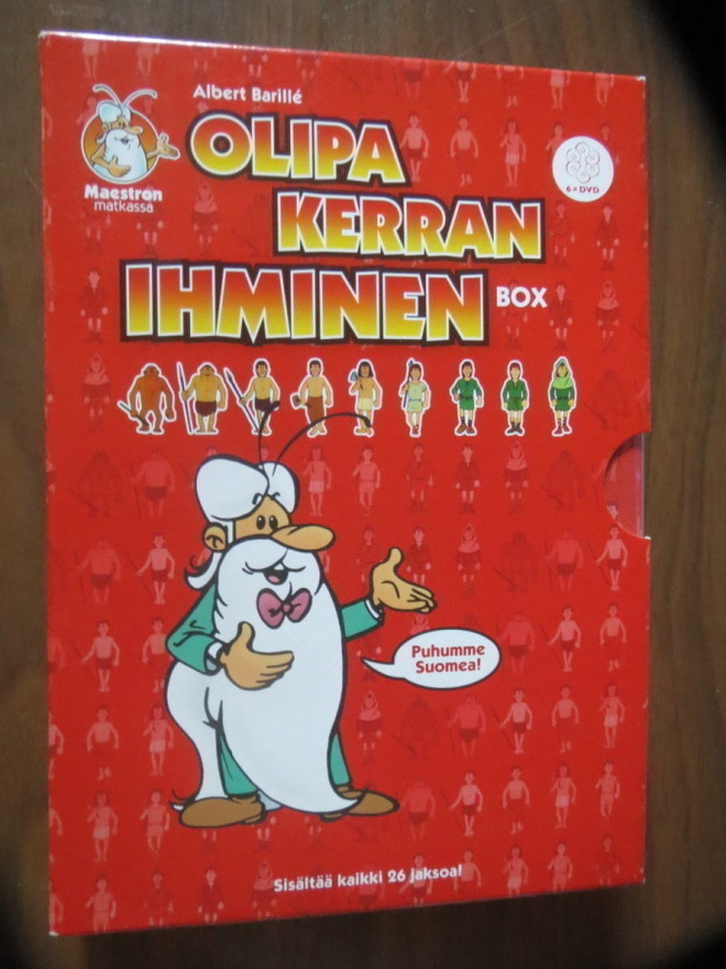 Albert Barillé: Olipa kerran ihminen (koko sarja) 6DVD