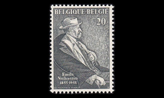Belgia 1016 ** Runoilija Émile Verhaeren (1955)