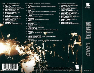 METALLICA - LOAD 3CD