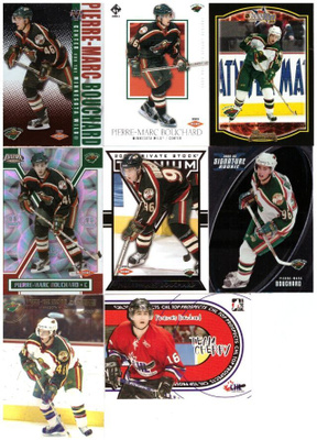 7 x PIERRE-MARC BOUCHARD Wild Rookie Kortteja