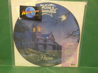KING DIAMOND - THEM EX UK 1988 PICTURE VINYL 12"