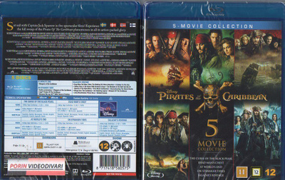 Pirates Of The Caribbean 5 Movie Collection	(47 817)	UUSI	-F