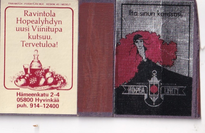 Hyvinkää. Ravintola Hopea Lyhty     b638