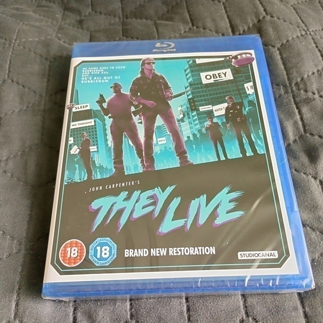 Pahan kehä - They Live (1988) Blu-ray **muoveissa**