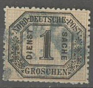 Norddeutscher Bund Dienst  Mii 4 o (Baijerin leima)