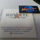 ROXETTE - I CALL YOUR NAME SPAIN PROMO CDS - pikkukuva 1