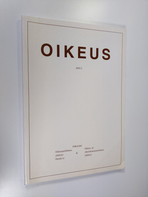 Oikeus 3/2003