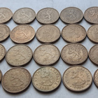 10 penniä, kaikki vuodet 1963-1982, 20 kolikkoa. Circ - pikkukuva 5