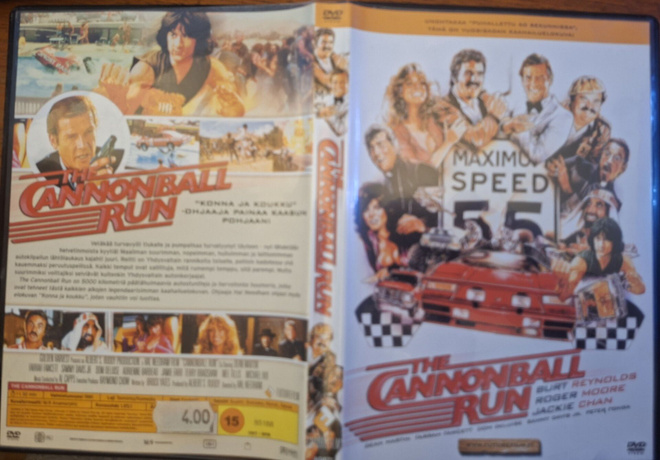 Kanuunankuularalli (The Cannonball Run) (dvd)
