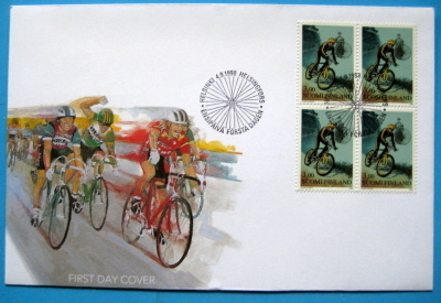 Pyöräily FDC-kuori 4.9.1998.(86)