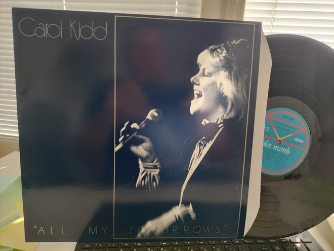 CAROL KIDD, All my tomorrows, LP UK -85 SIISTI & RARE !!