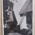 Tornio, kirkko ja kellotapuli, valokuvapk, p. 1934 Ruotsiin - pikkukuva 1