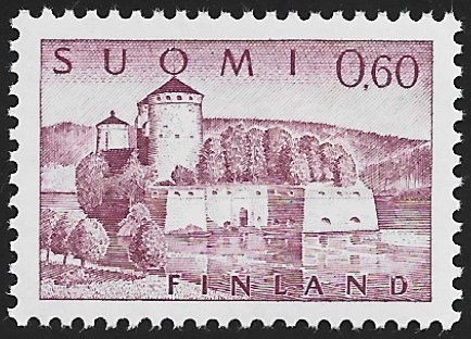 1963 Yleismerkki Olavinlinna 0,60 paperi xTe ** LaPe 572 x