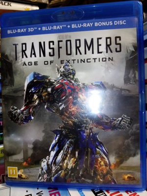 Blu-ray 3D +BLU-RAY +bonus : Transformers age of extinction