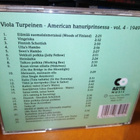 CD VIOLA TURPEINEN AMERIKAN HANURIPRINSESSA VOL 4 - pikkukuva 2